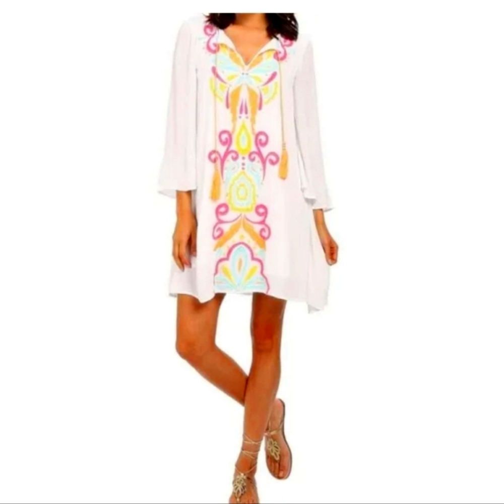 Lily Pulitzer Ellie embroidered tunic dress Size XS